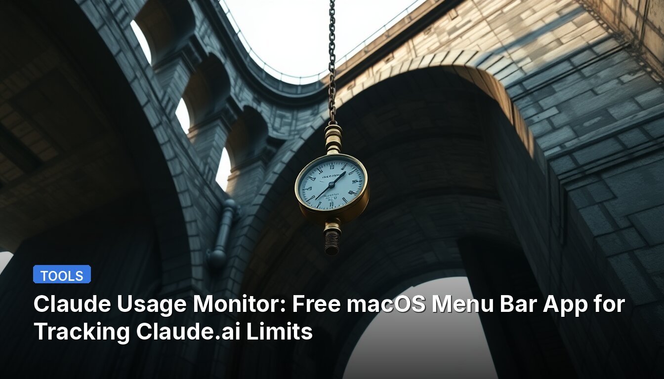 Claude Usage Monitor: Free macOS Menu Bar App for Tracking Claude.ai Limits