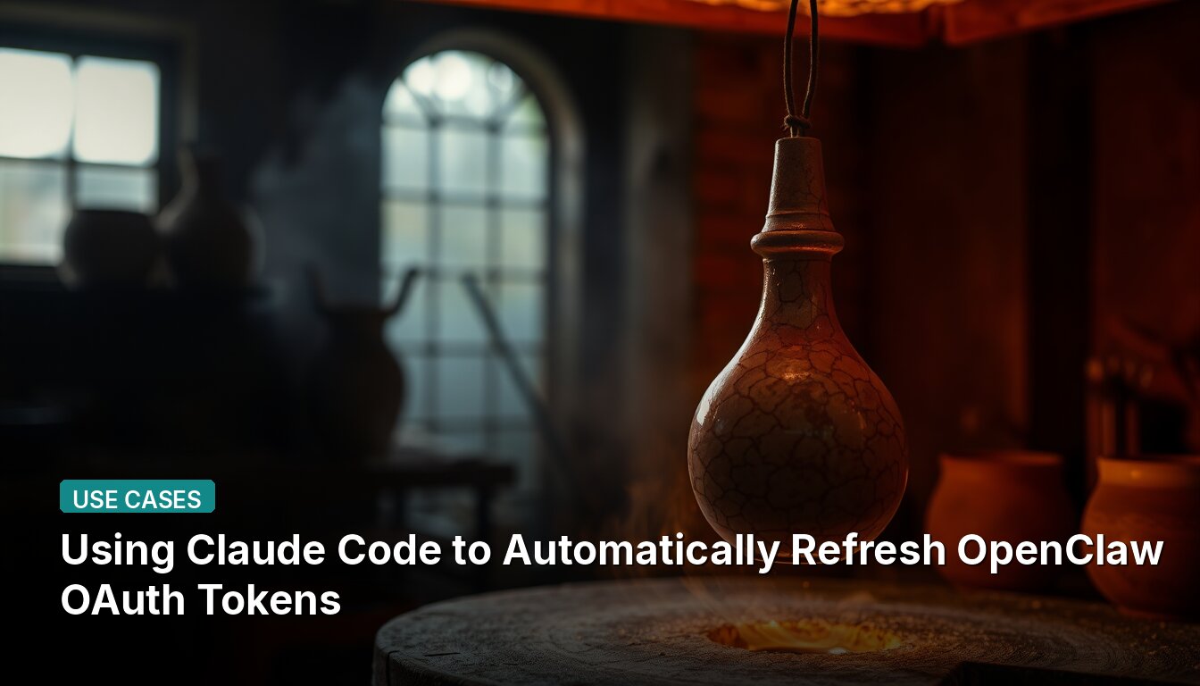 Using Claude Code to Automatically Refresh OpenClaw OAuth Tokens