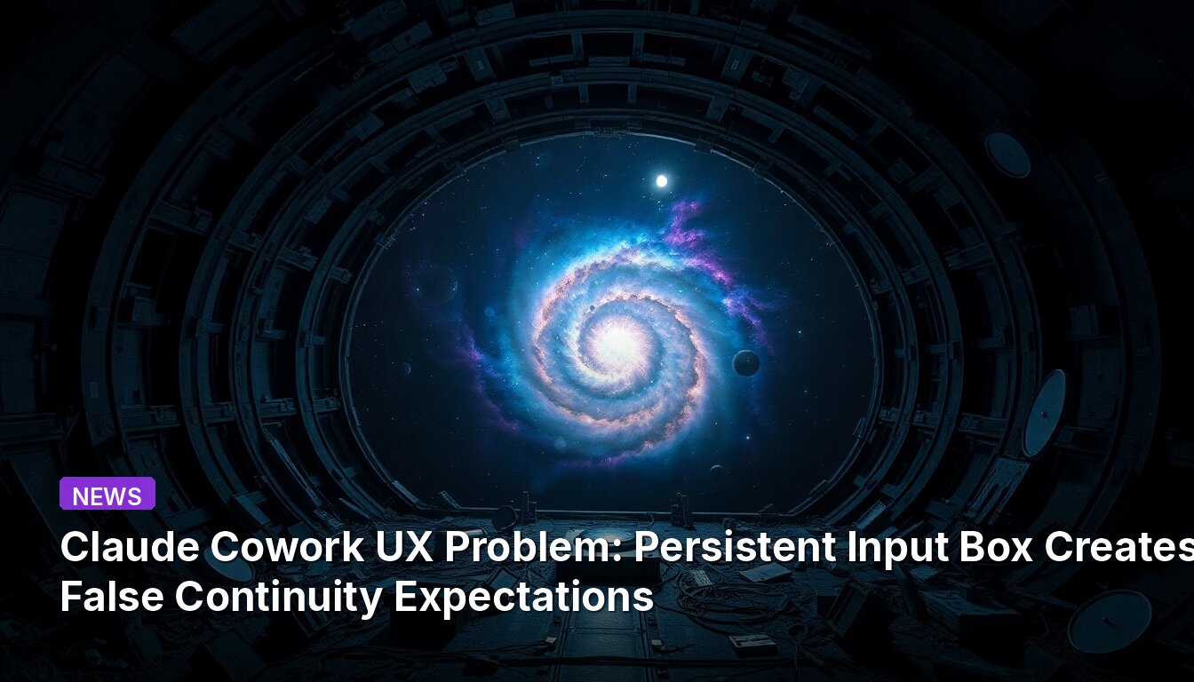 Claude Cowork UX Problem: Persistent Input Box Creates False Continuity Expectations