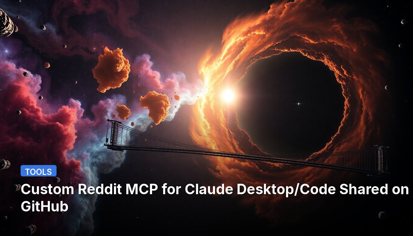 Custom Reddit MCP for Claude Desktop/Code Shared on GitHub