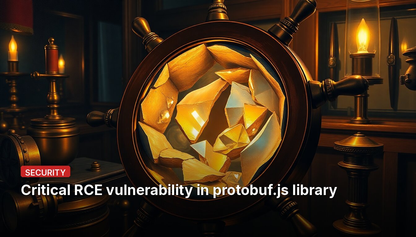 Critical RCE vulnerability in protobuf.js library