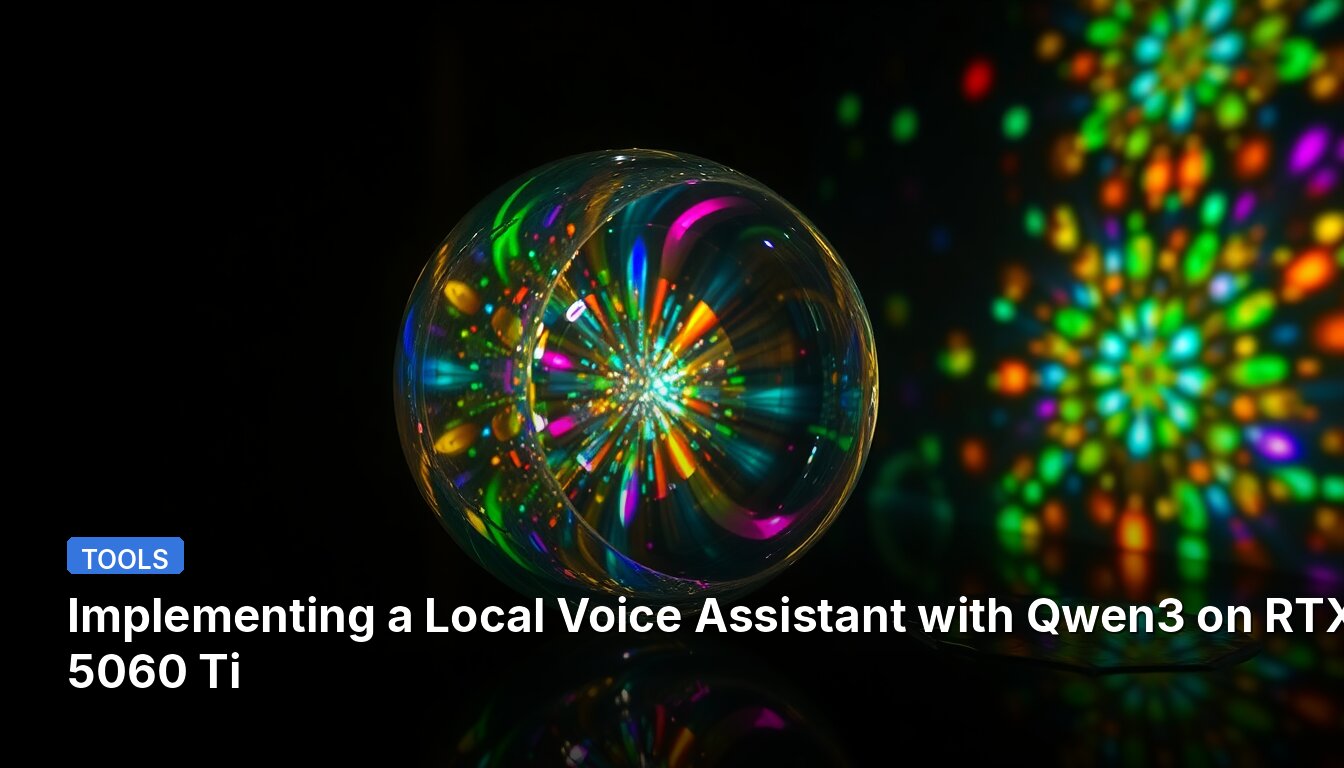 Implementing a Local Voice Assistant with Qwen3 on RTX 5060 Ti