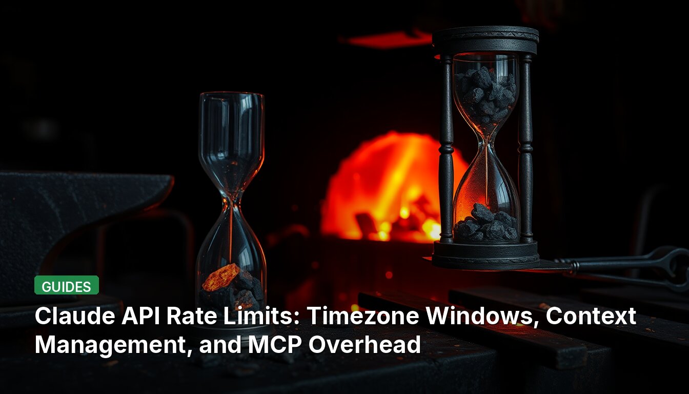 Claude API Rate Limits: Timezone Windows, Context Management, and MCP Overhead