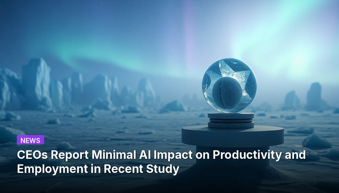 CEOs Report Minimal AI Impact on Productivity and Employment in Recent Study