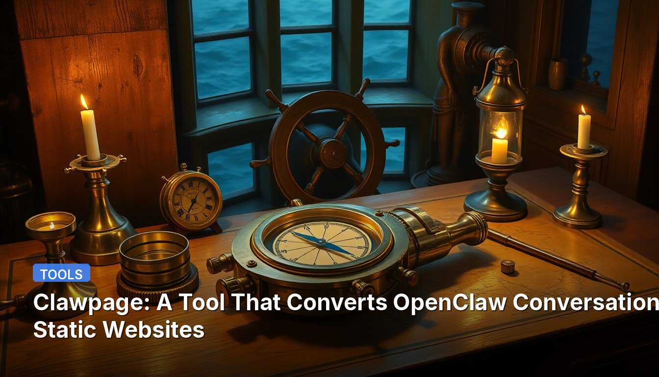 Clawpage: A Tool That Converts OpenClaw Conversations to Static Websites