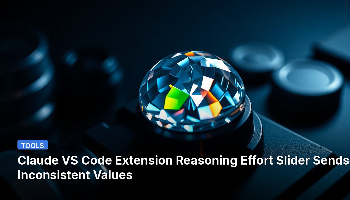 Claude VS Code Extension Reasoning Effort Slider Sends Inconsistent Values