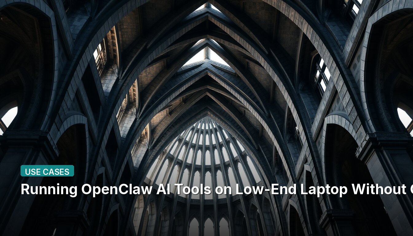 Running OpenClaw AI Tools on Low-End Laptop Without GPU