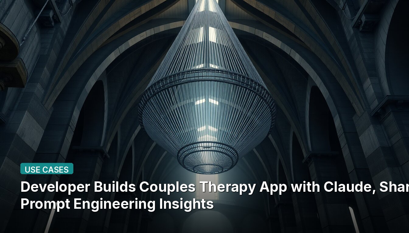 Developer Builds Couples Therapy App with Claude, Shares Prompt Engineering Insights