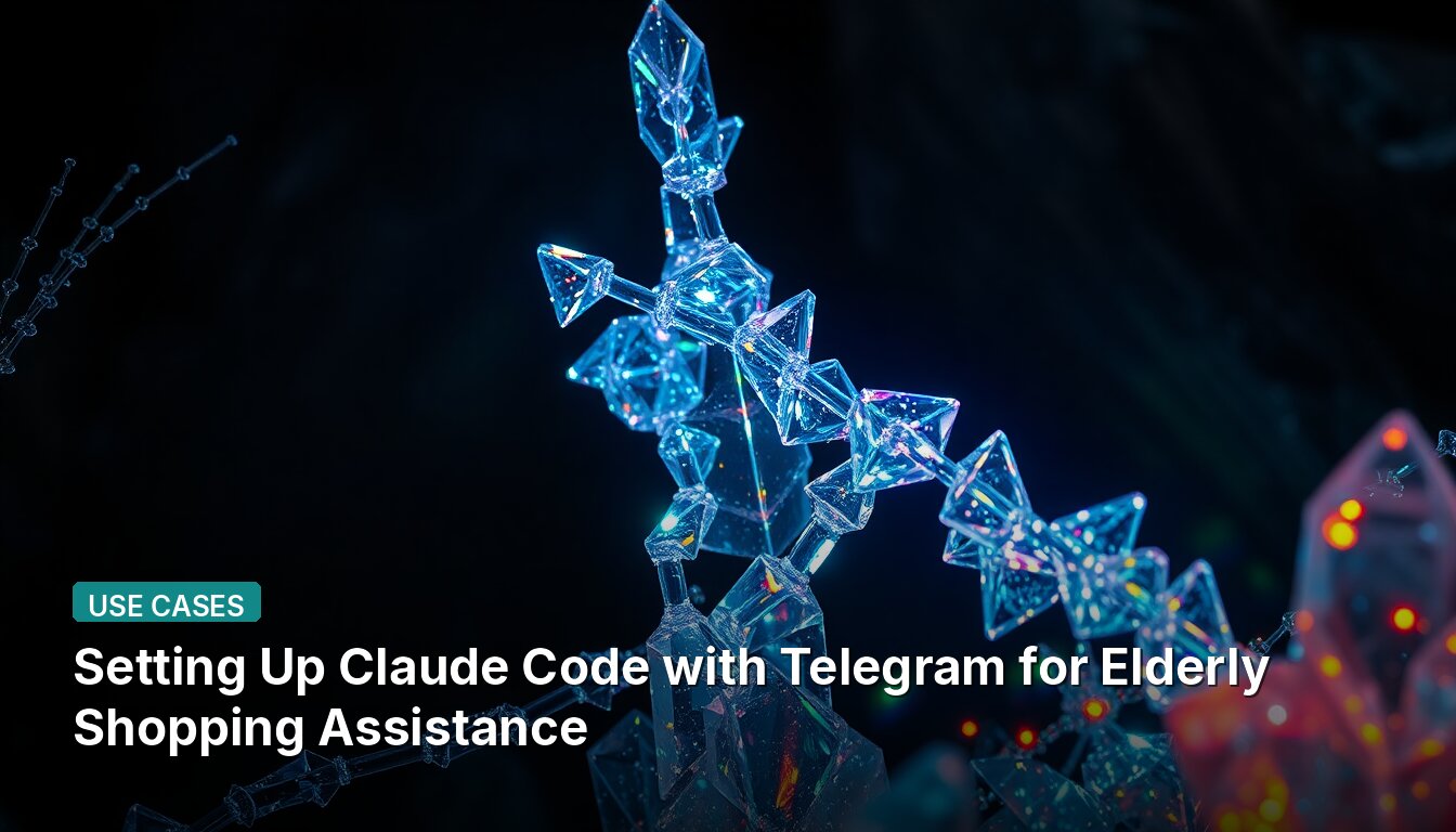 Setting Up Claude Code with Telegram for Elderly Shopping Assistance