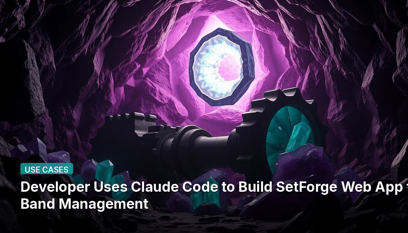 Developer Uses Claude Code to Build SetForge Web App for Band Management