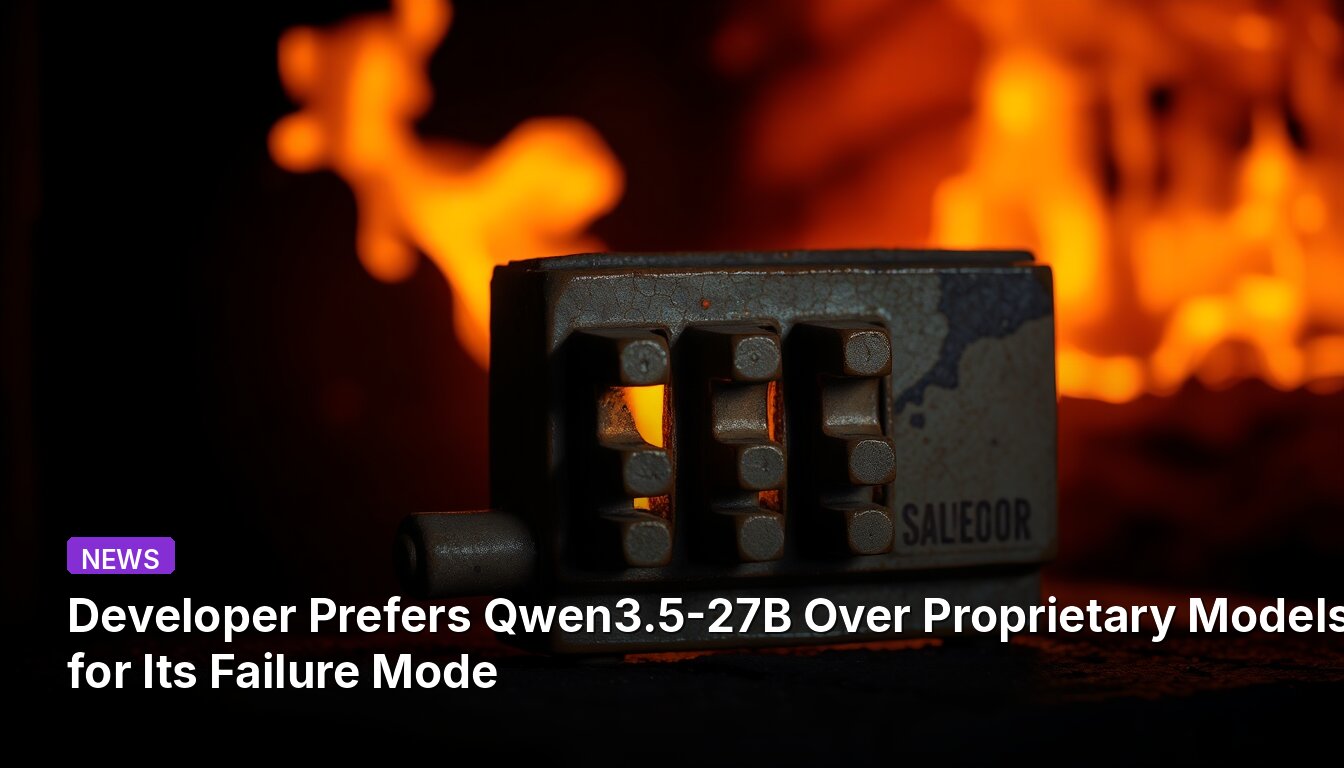 Developer Prefers Qwen3.5-27B Over Proprietary Models for Its Failure Mode