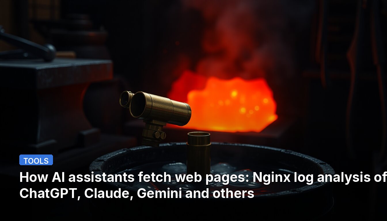 How AI assistants fetch web pages: Nginx log analysis of ChatGPT, Claude, Gemini and others