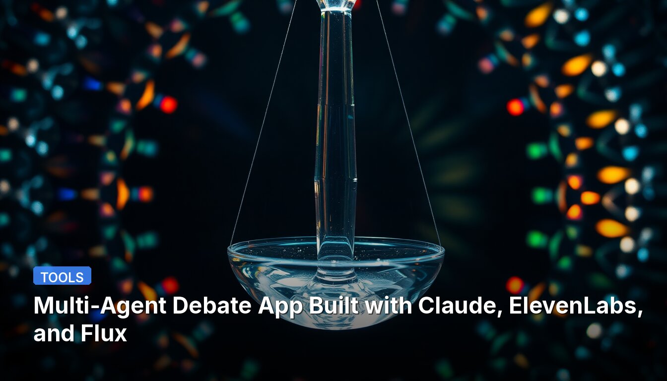 Multi-Agent Debate App Built with Claude, ElevenLabs, and Flux