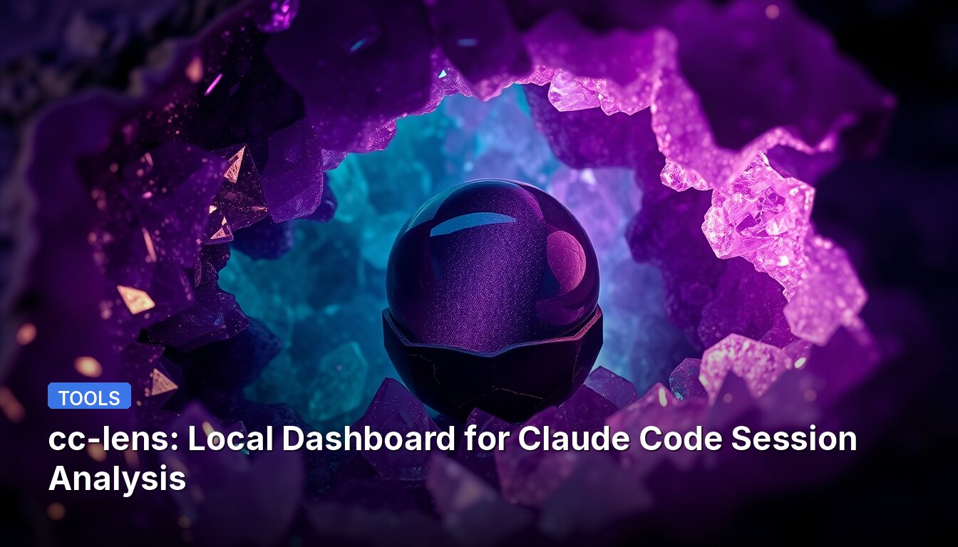 cc-lens: Local Dashboard for Claude Code Session Analysis