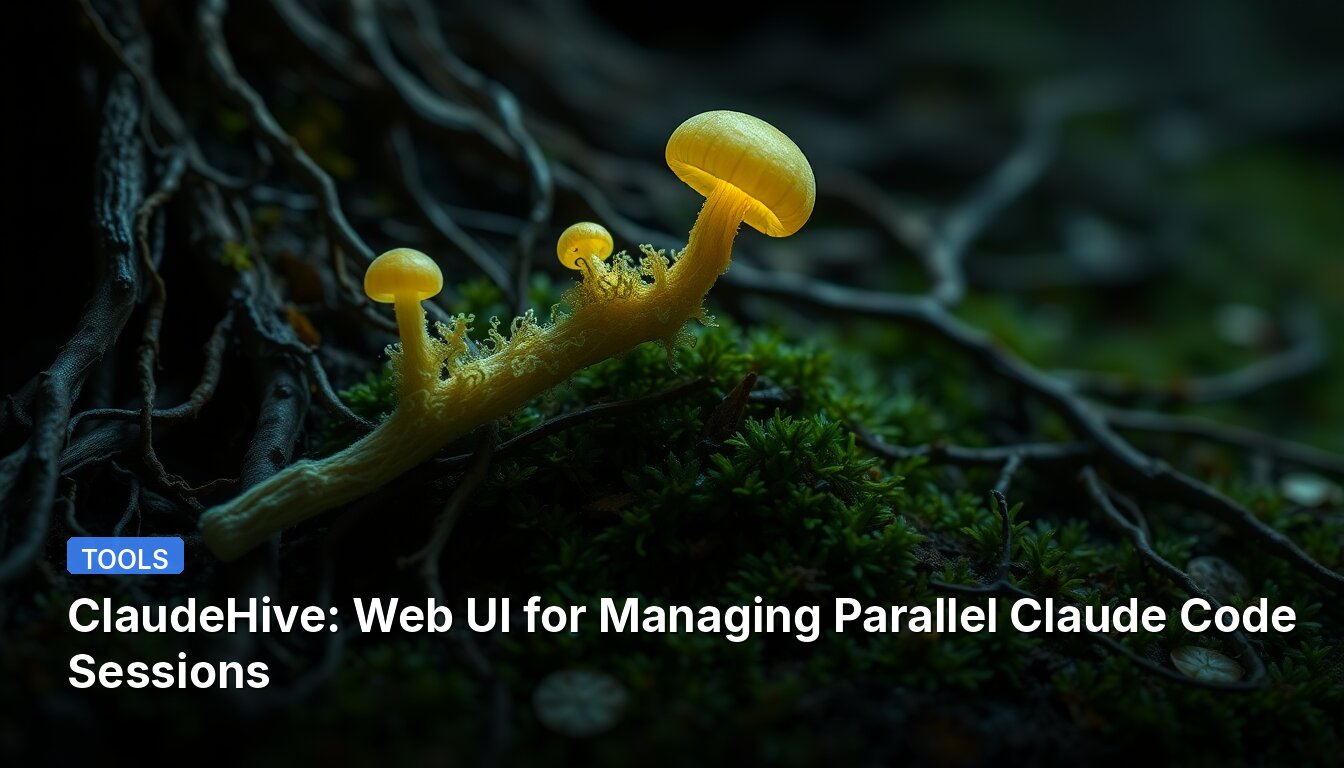 ClaudeHive: Web UI for Managing Parallel Claude Code Sessions