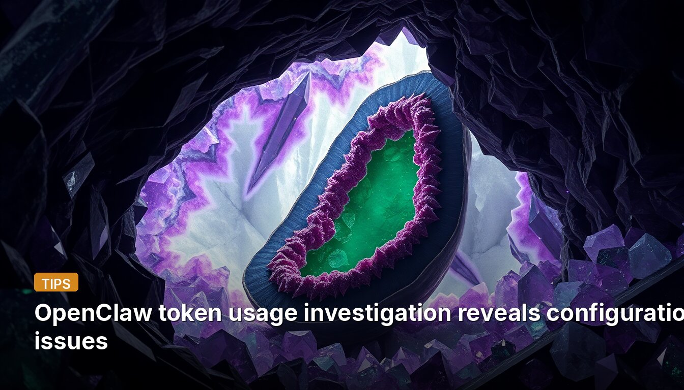 OpenClaw token usage investigation reveals configuration issues
