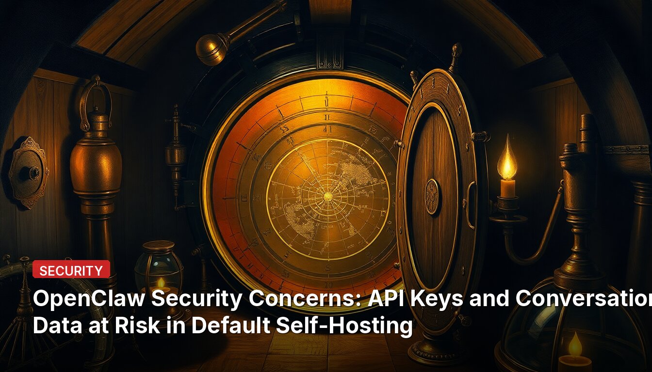 OpenClaw Security Concerns: API Keys and Conversation Data at Risk in Default Self-Hosting