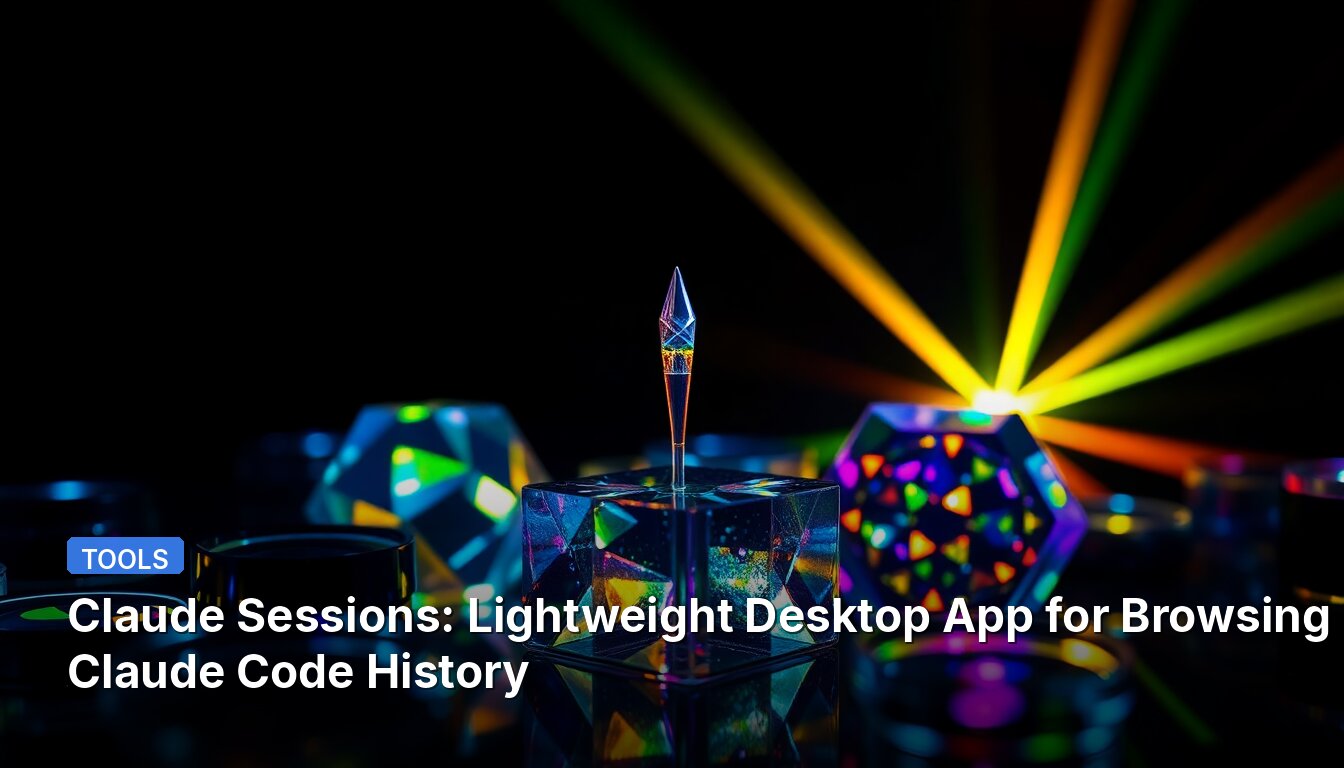 Claude Sessions: Lightweight Desktop App for Browsing Claude Code History