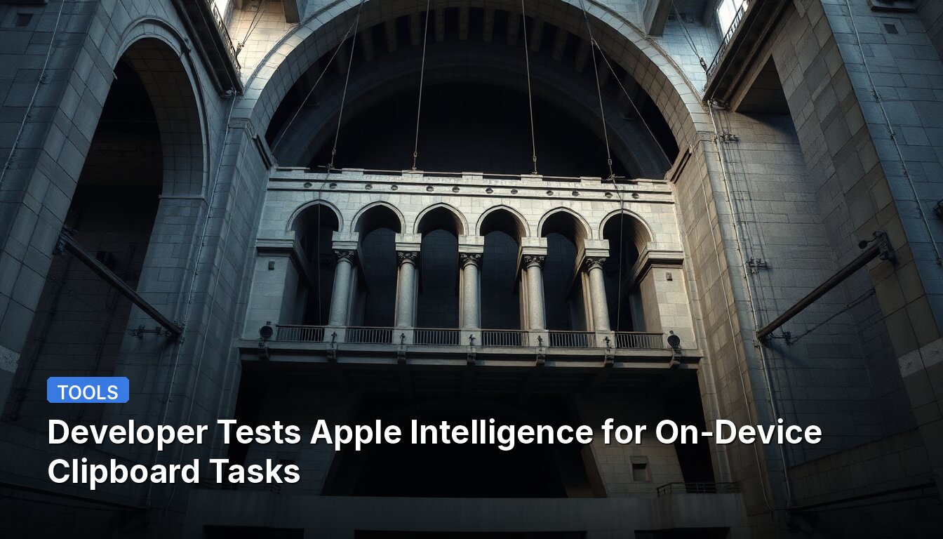 Developer Tests Apple Intelligence for On-Device Clipboard Tasks