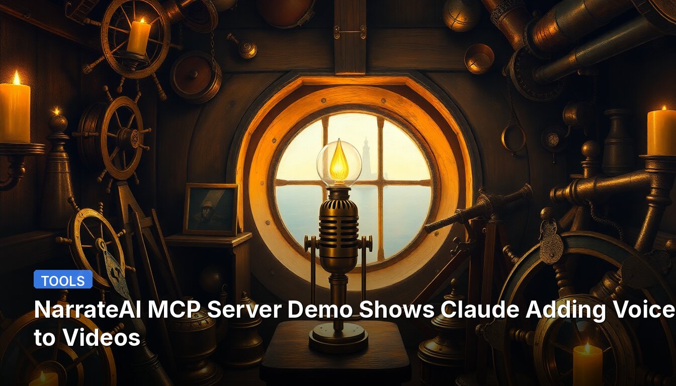 NarrateAI MCP Server Demo Shows Claude Adding Voiceover to Videos