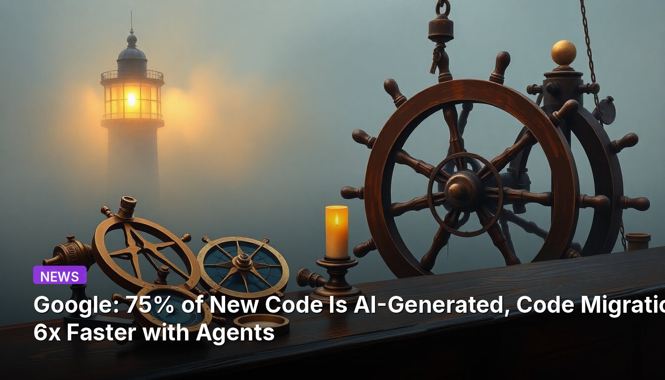 Google: 75% of New Code Is AI-Generated, Code Migration 6x Faster with Agents