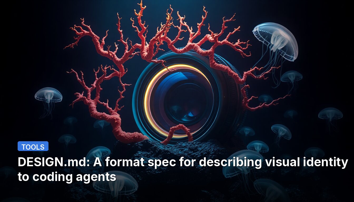 DESIGN.md: A format spec for describing visual identity to coding agents