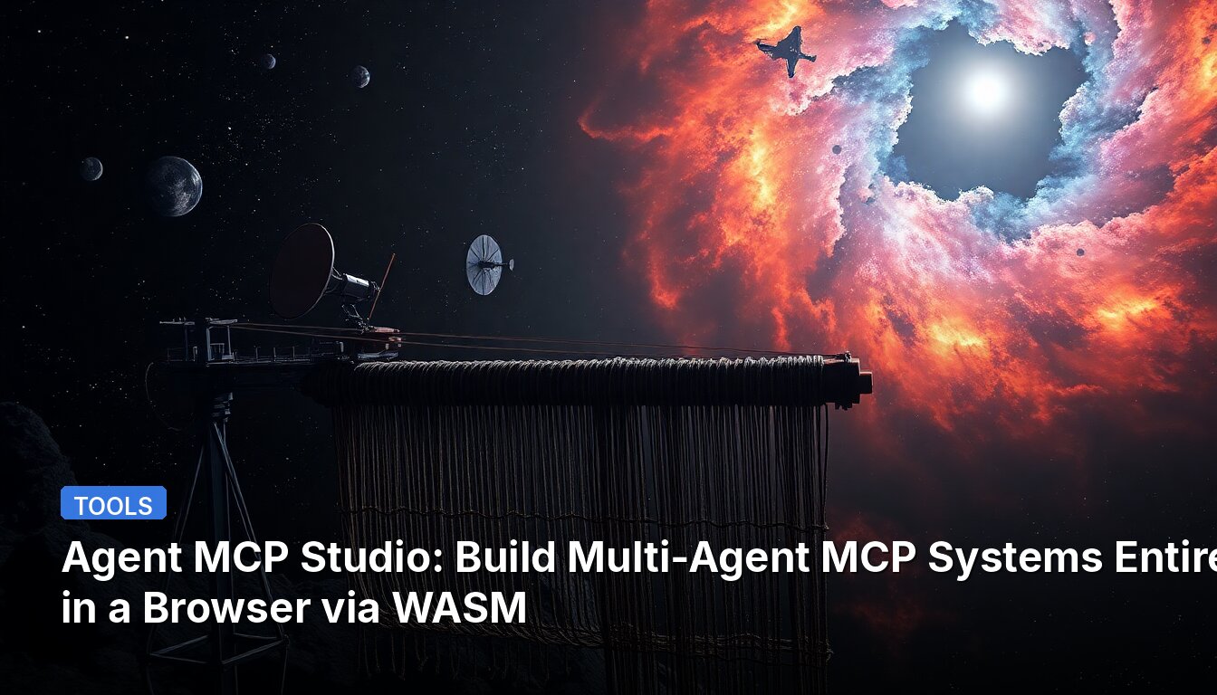 Agent MCP Studio: Build Multi-Agent MCP Systems Entirely in a Browser via WASM