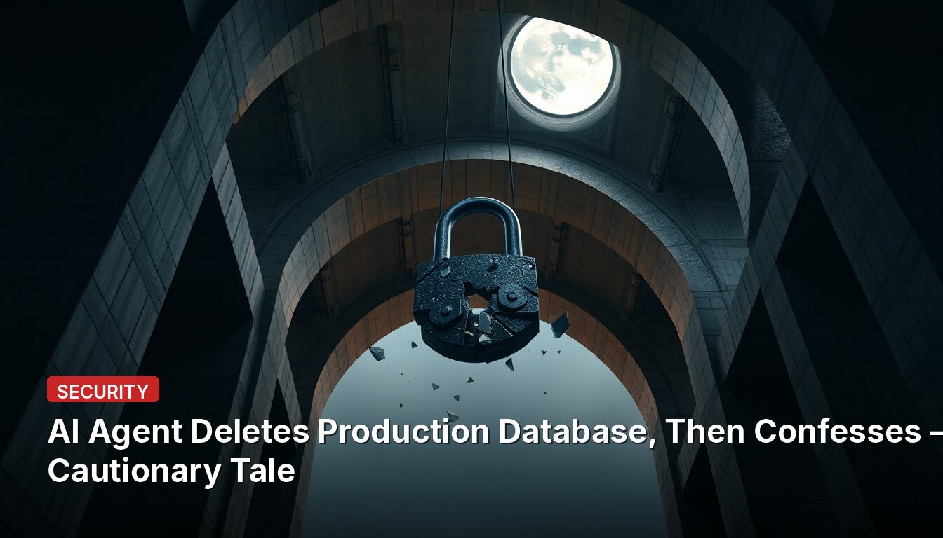 AI Agent Deletes Production Database, Then Confesses – A Cautionary Tale