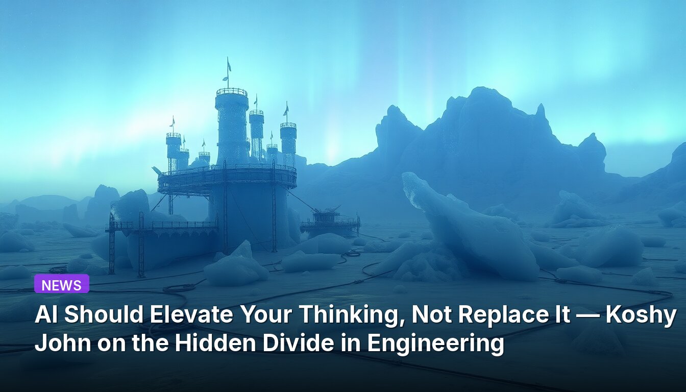AI Should Elevate Your Thinking, Not Replace It — Koshy John on the Hidden Divide in Engineering