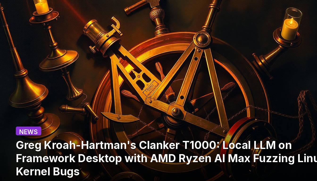 Greg Kroah-Hartman's Clanker T1000: Local LLM on Framework Desktop with AMD Ryzen AI Max Fuzzing Linux Kernel Bugs