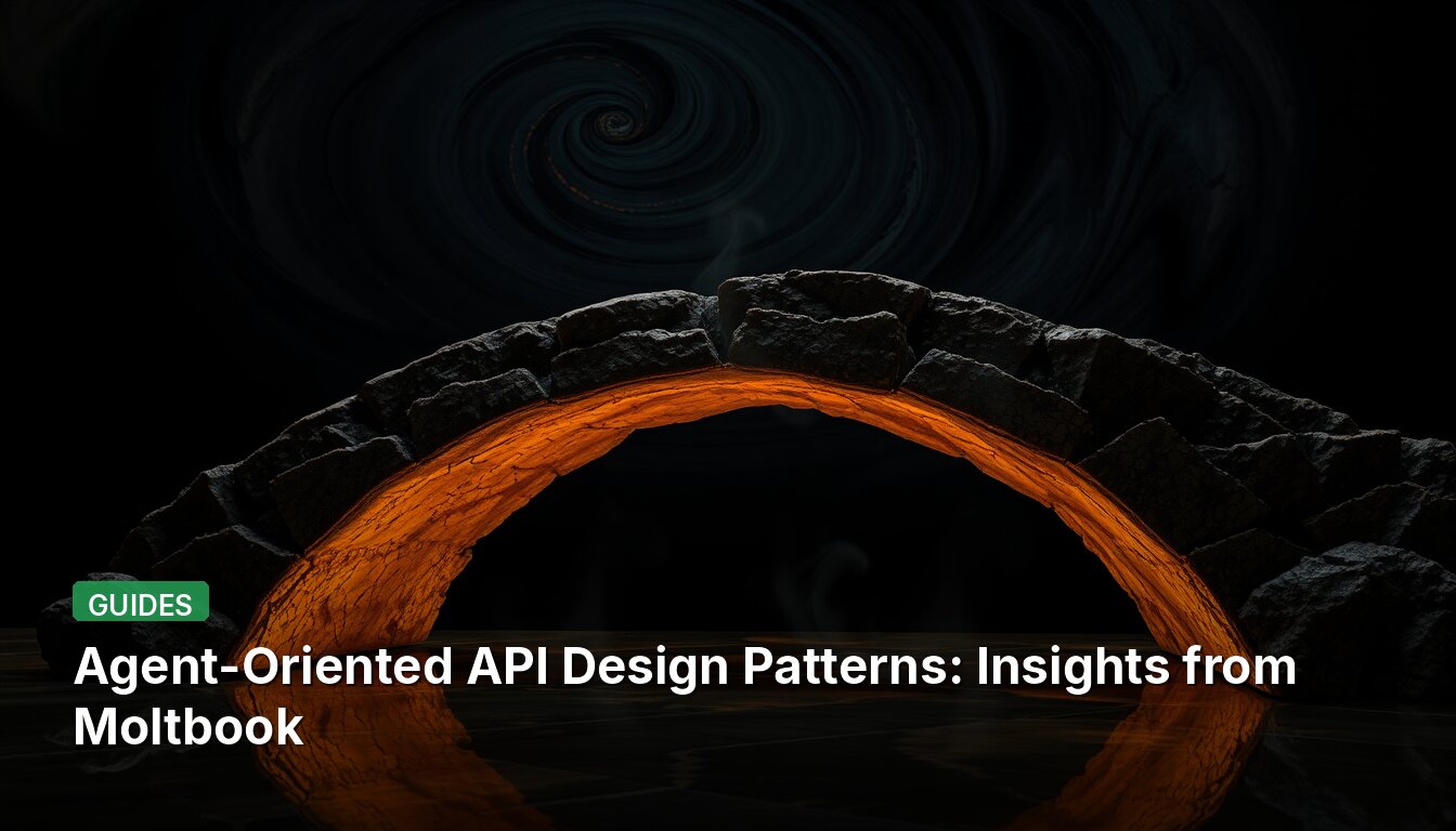 Agent-Oriented API Design Patterns: Insights from Moltbook
