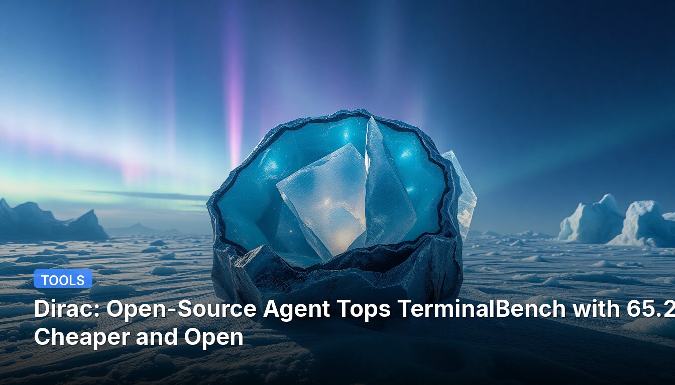 Dirac: Open-Source Agent Tops TerminalBench with 65.2%, Cheaper and Open