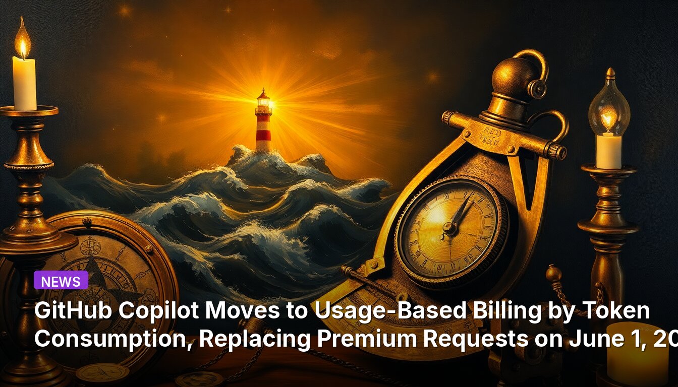 GitHub Copilot Moves to Usage-Based Billing by Token Consumption, Replacing Premium Requests on June 1, 2026