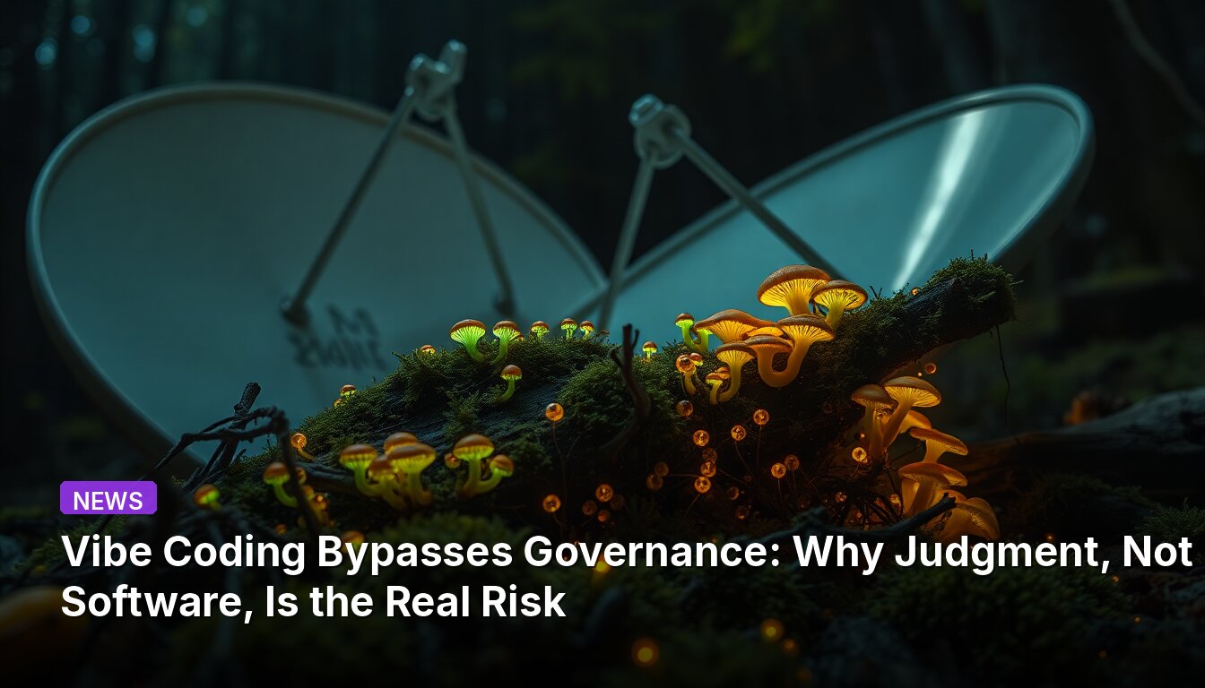 Vibe Coding Bypasses Governance: Why Judgment, Not Software, Is the Real Risk