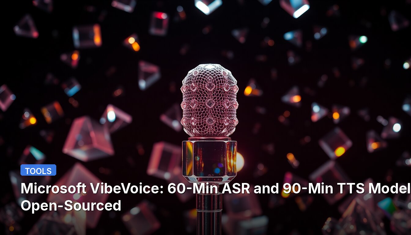 Microsoft VibeVoice: 60-Min ASR and 90-Min TTS Models Open-Sourced