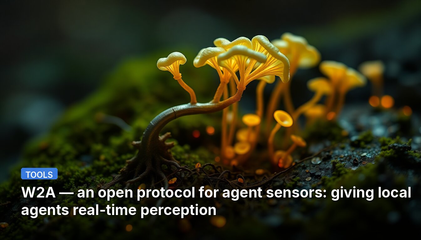 W2A — an open protocol for agent sensors: giving local agents real-time perception
