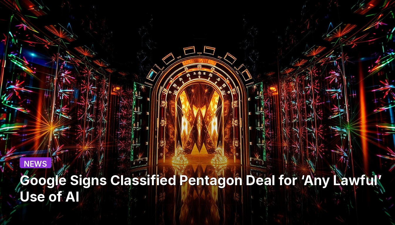 Google Signs Classified Pentagon Deal for ‘Any Lawful’ Use of AI