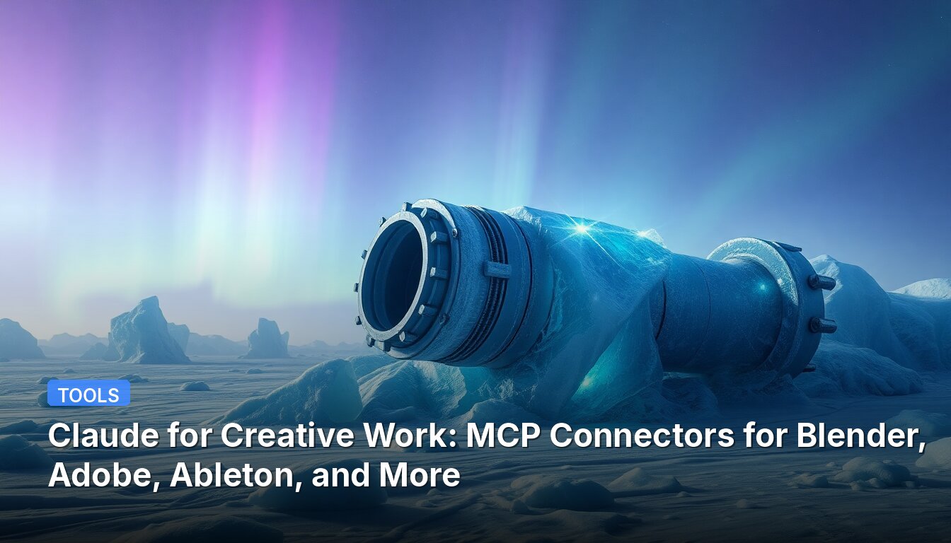 Claude for Creative Work: MCP Connectors for Blender, Adobe, Ableton, and More