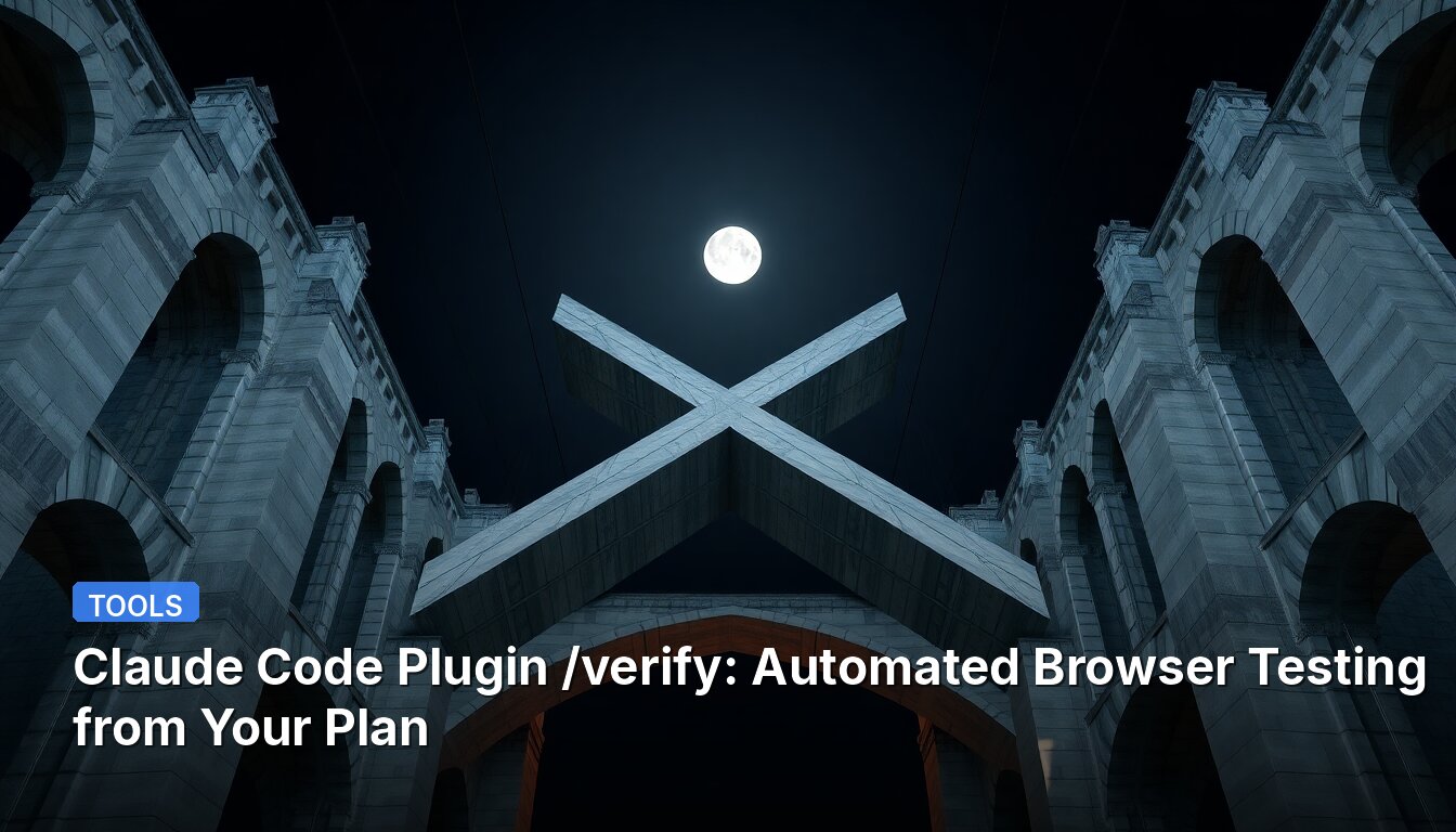 Claude Code Plugin /verify: Automated Browser Testing from Your Plan