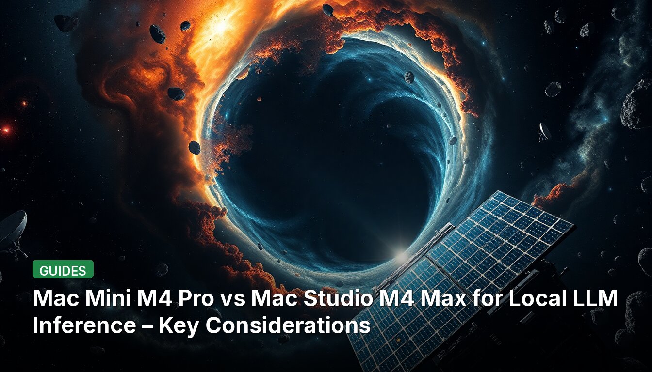 Mac Mini M4 Pro vs Mac Studio M4 Max for Local LLM Inference – Key Considerations