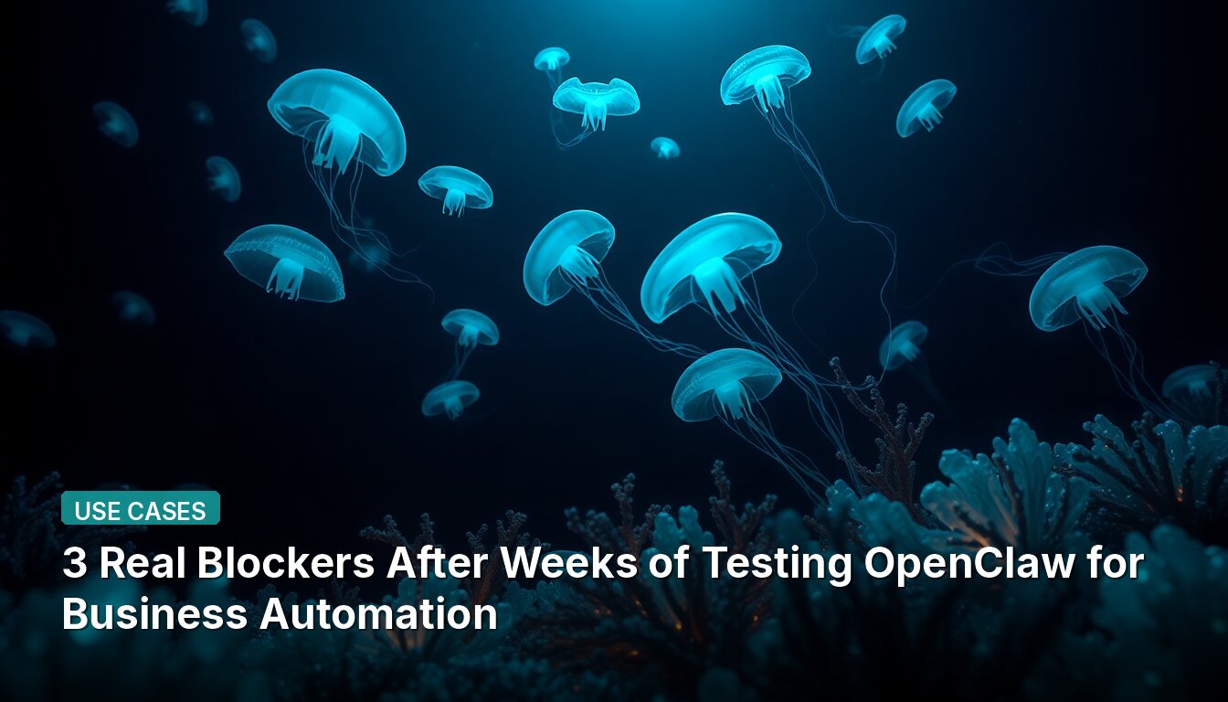 3 Real Blockers After Weeks of Testing OpenClaw for Business Automation