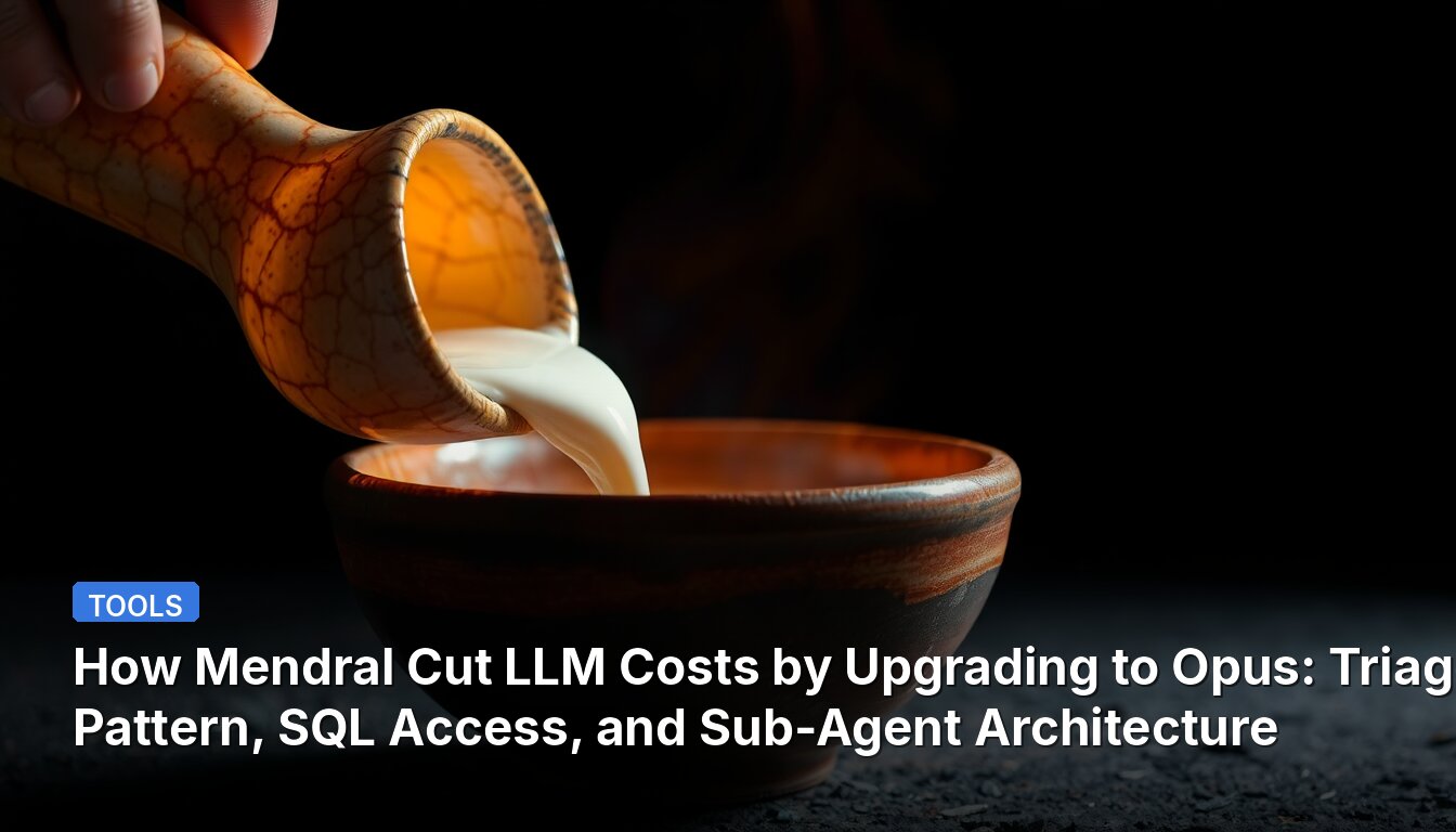 How Mendral Cut LLM Costs by Upgrading to Opus: Triager Pattern, SQL Access, and Sub-Agent Architecture