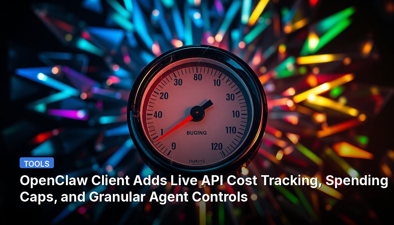 OpenClaw Client Adds Live API Cost Tracking, Spending Caps, and Granular Agent Controls