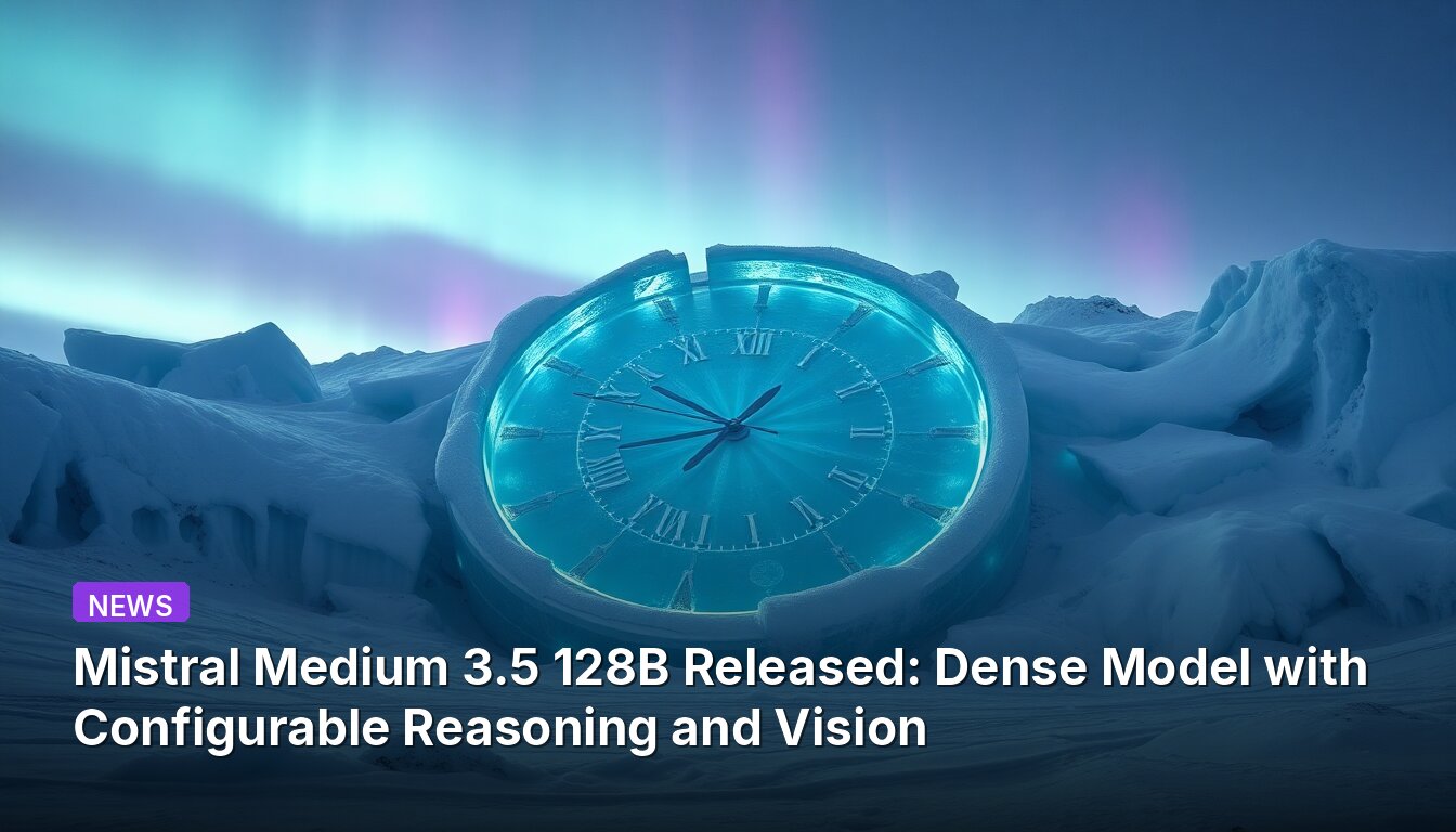 Mistral Medium 3.5 128B Released: Dense Model with Configurable Reasoning and Vision