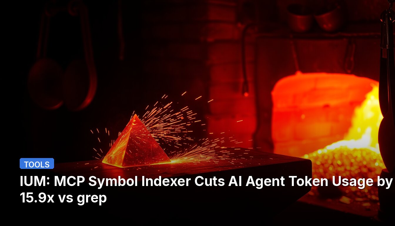 IUM: MCP Symbol Indexer Cuts AI Agent Token Usage by 15.9x vs grep