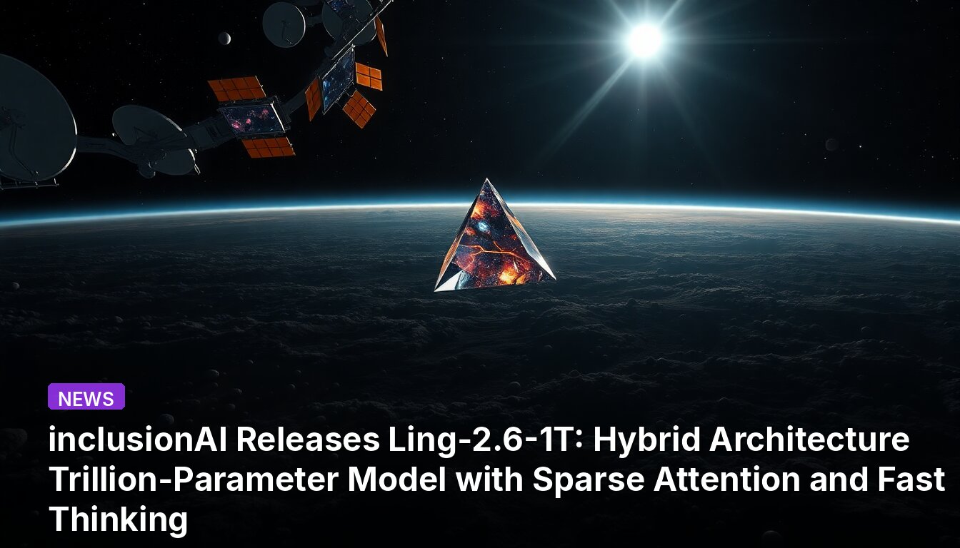inclusionAI Releases Ling-2.6-1T: Hybrid Architecture Trillion-Parameter Model with Sparse Attention and Fast Thinking