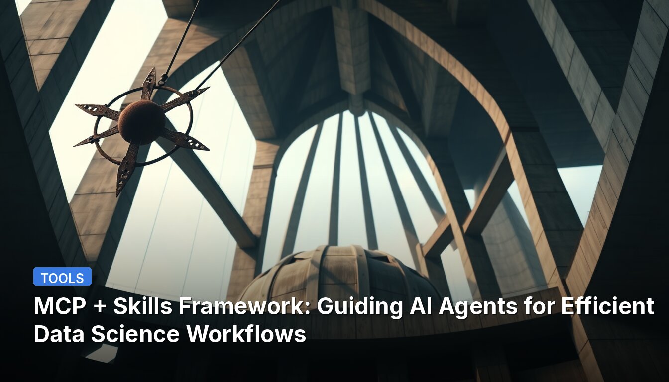 MCP + Skills Framework: Guiding AI Agents for Efficient Data Science Workflows