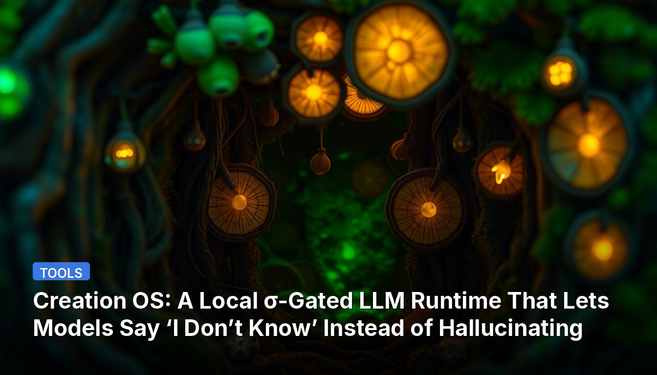 Creation OS: A Local σ-Gated LLM Runtime That Lets Models Say ‘I Don’t Know’ Instead of Hallucinating