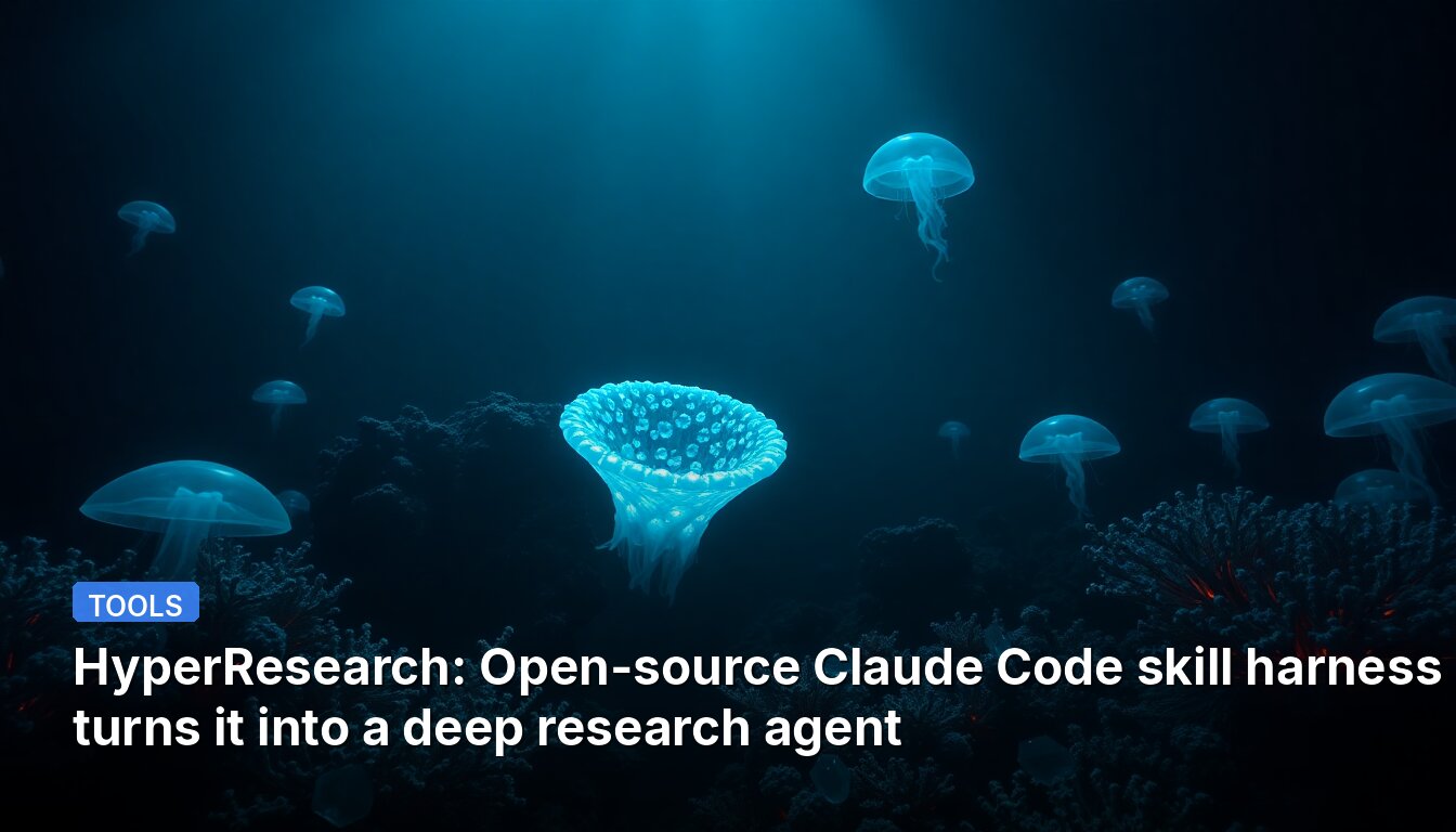 HyperResearch: Open-source Claude Code skill harness turns it into a deep research agent