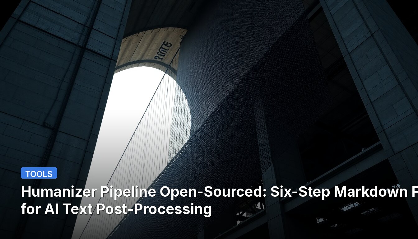 Humanizer Pipeline Open-Sourced: Six-Step Markdown File for AI Text Post-Processing